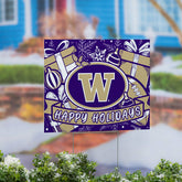 University of Washington Yard Sign, Holiday - Collegiate Home