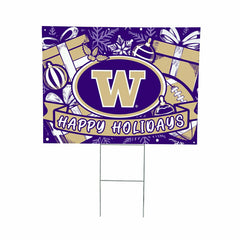 University of Washington Yard Sign, Holiday - Collegiate Home