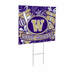University of Washington Yard Sign, Holiday - Collegiate Home