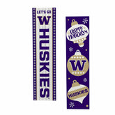 Universitiy of Washington 47" Double Sided Leaner, Christmas - Collegiate Home