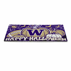 University of Washington Halloween PVC Mat, 28"x16" - Collegiate