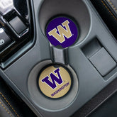University of Washington Car Coaster Set, 2pc - Collegiate Home