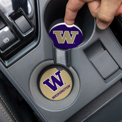 University of Washington Car Coaster Set, 2pc - Collegiate Home