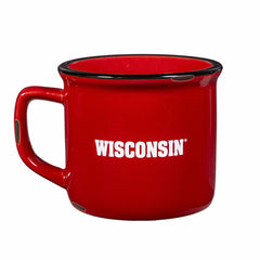University of Wisconsin-Madison Ceramic Camp Cup with Enamel Finish, 1 - Collegiate Home