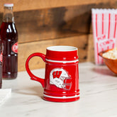 University of Wisconsin-Madison Ceramic Stein Cup, 24oz - Collegiate Home