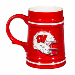 University of Wisconsin-Madison Ceramic Stein Cup, 24oz - Collegiate Home