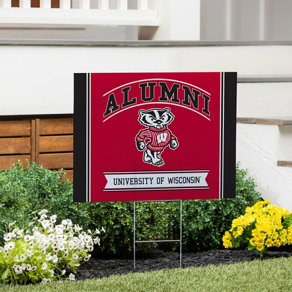 University of Wisconsin-Madison Coroplast Yard Sign Alumni - Collegiate Home