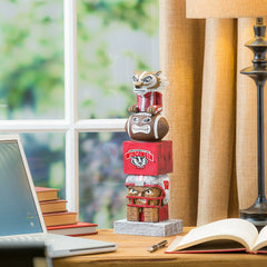 Wisconsin-Madison Badgers Tiki Team Totem Garden Statue - Collegiate Home