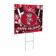 University of Wisconsin-Madison Yard Sign, Holiday - Collegiate Home