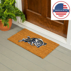Coir Mat, 16"x28", US Naval Academy - Collegiate