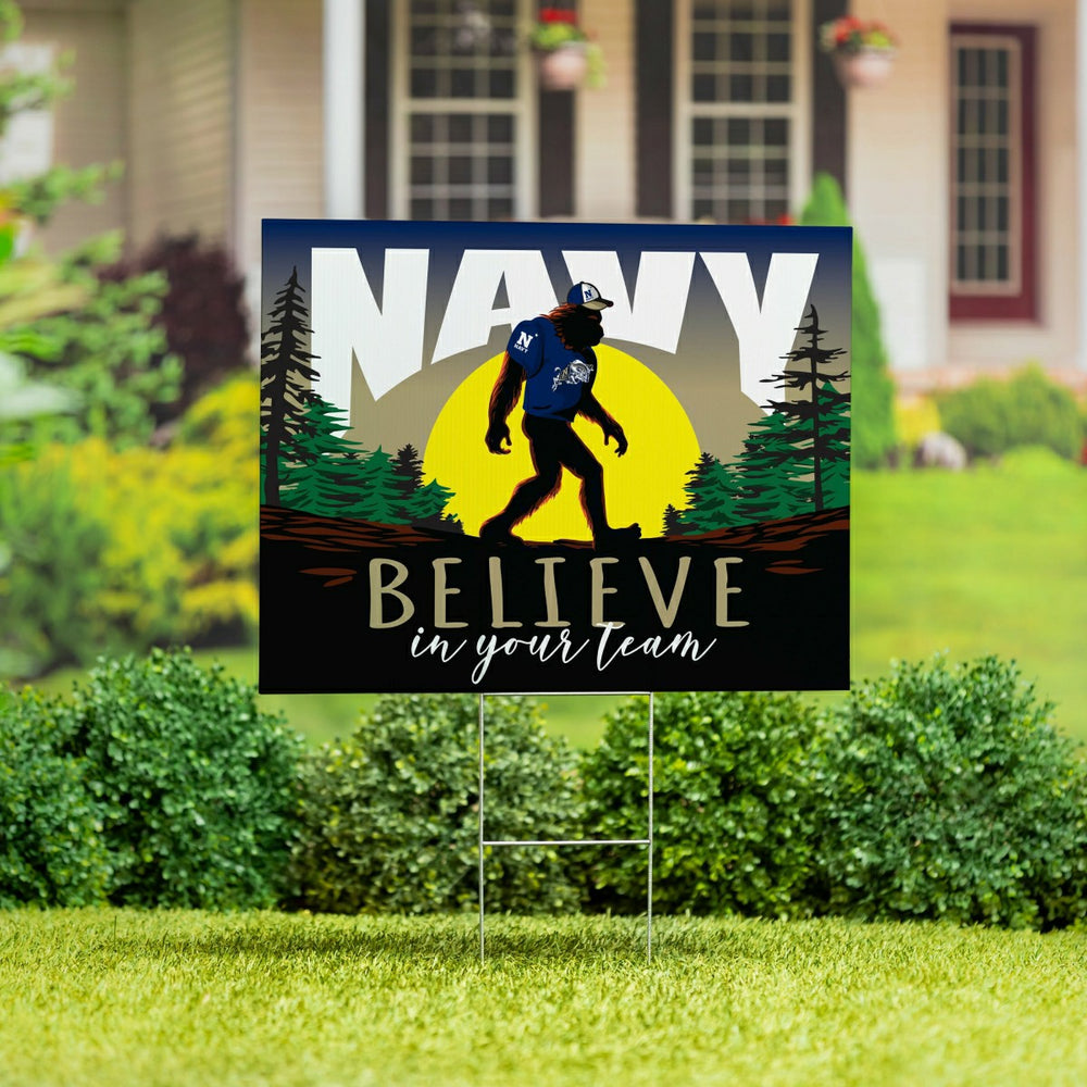 US Naval Academy Yard Sign, Bigfoot - Collegiate Home