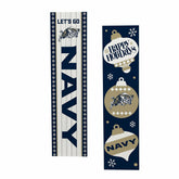 47" Double Sided Leaner, US Naval Academy, Christmas - Collegiate Home