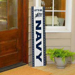 47" Double Sided Leaner, US Naval Academy, Christmas - Collegiate Home