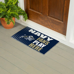 US Naval Academy Fan Mat, 28"x16" - Collegiate