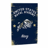 US Naval Academy Wood Wall Sign, 16x24 - Collegiate Home