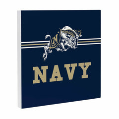 US Naval Academy Wood Wall Sign, 12x12 - Collegiate Home