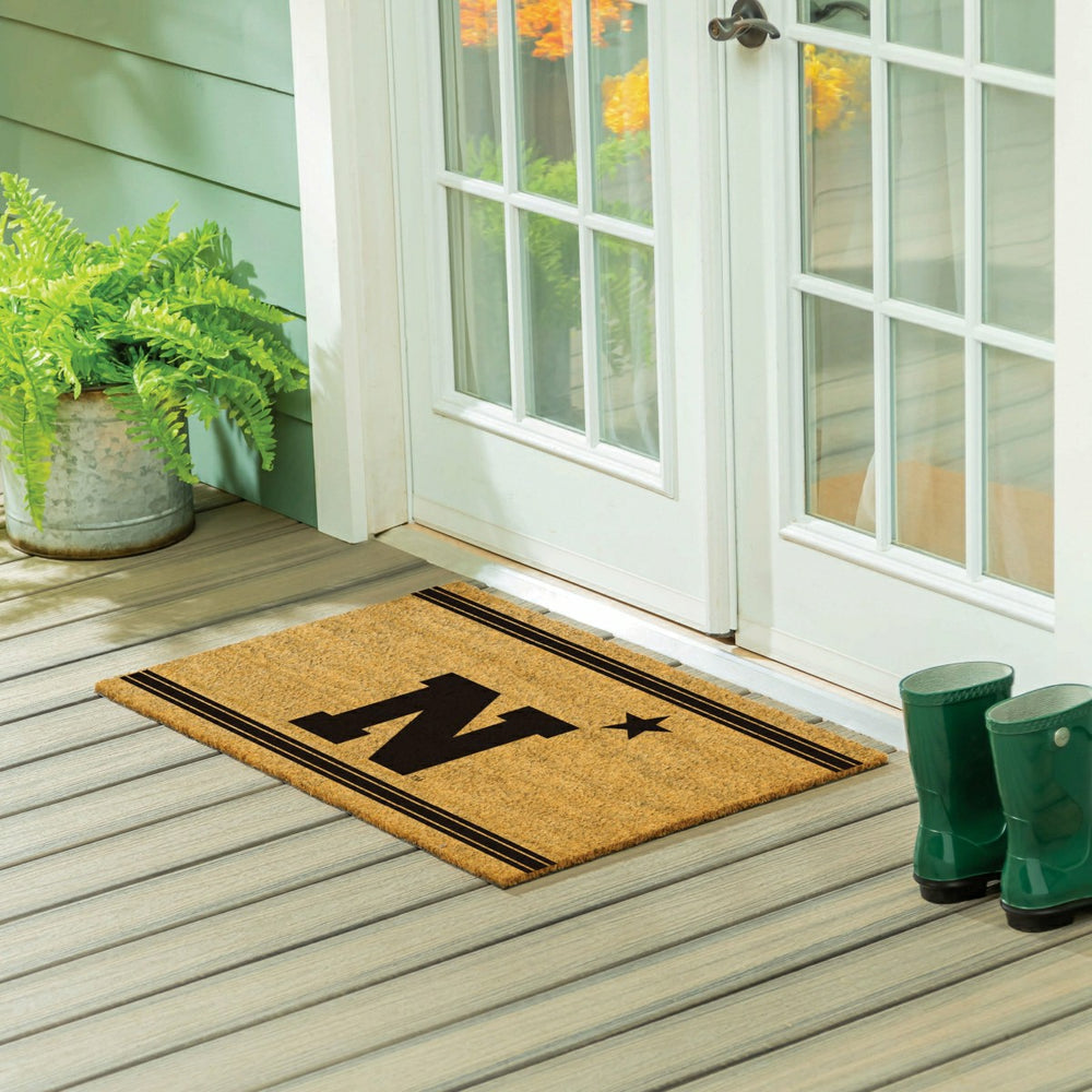 US Naval Academy Large One Color Coir Mat, 36"x24" - Collegiate