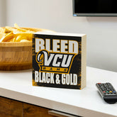Virginia Commonwealth University Plock, Down Home Fans, 6x6 - Collegiate Home