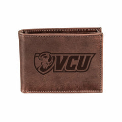 Virginia Commonwealth University (VCU), Bi-Fold Wallet, Brown, CH, 100 - Collegiate Home