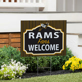 Virginia Commonwealth University Coroplast Yard Sign, "Fans Welcome" - Collegiate Home