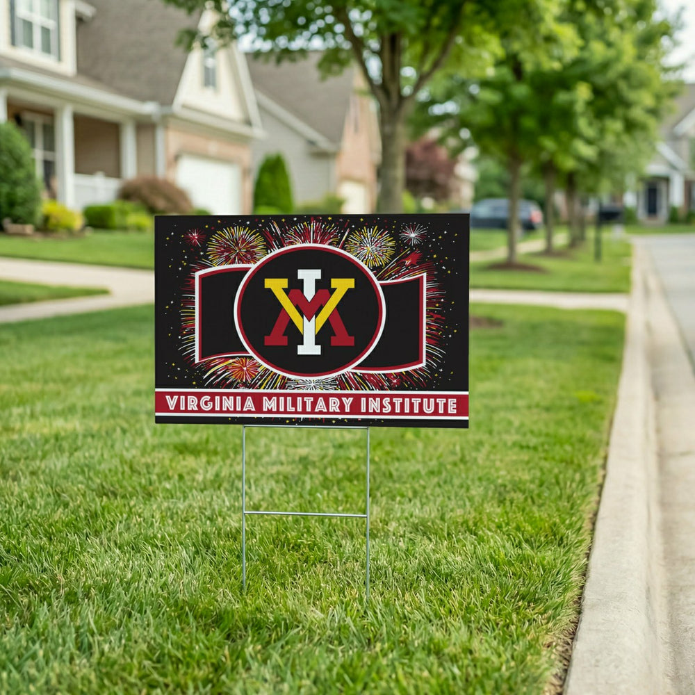 Virginia Military Institute Yard Sign, Patriotic - Collegiate Home