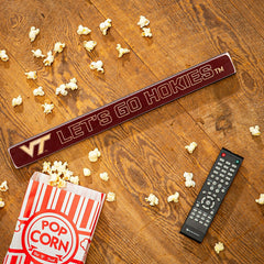 Virginia Tech Engraved Wood Sign, 1.5" x 18" - Collegiate Home
