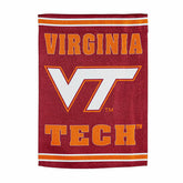 Virginia Tech Embossed Suede House Flag - Collegiate Home