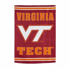 Virginia Tech Embossed Suede House Flag - Collegiate Home
