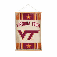 Virginia Tech, Canvas Wall Tapestry, Medium, 36x24 - Collegiate Home