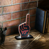 Virginia Tech College Foam Finger Desklite LED Décor - Collegiate Home