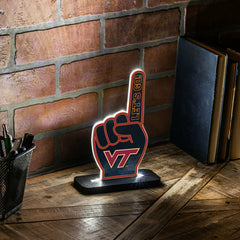 Virginia Tech College Foam Finger Desklite LED Décor - Collegiate Home