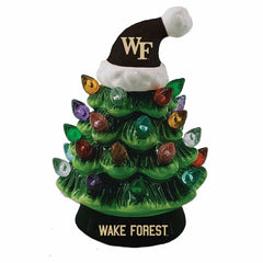 4" Mini LED Tabletop Christmas Tree, Set of 2, Wake Forest University - Collegiate Home