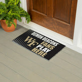 Wake Forest University Fan Mat, 28"x16" - Collegiate