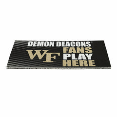 Wake Forest University Fan Mat, 28"x16" - Collegiate