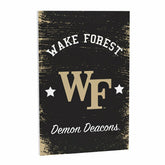Wake Forest University Wood Wall Sign, 16x24 - Collegiate Home
