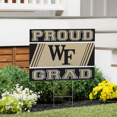Wake Forest University Coroplast Yard Sign Graduate - Collegiate Home