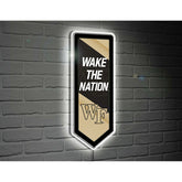 LED Wall Decor, College Football Pennant, Wake Forest University - Collegiate Home