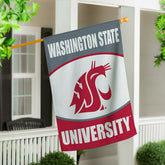 Washington State University Suede House Flag - Collegiate Home