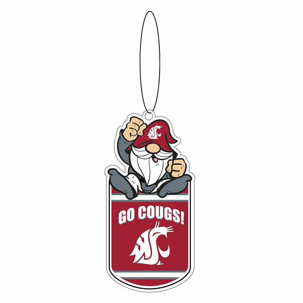 Washington State University Gift Tag Ornament, Gnome Fan - Collegiate Home