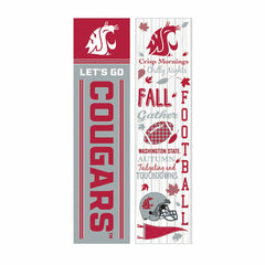 46" Double Sided Leaner, Washington State University, Fall Seasonal - Collegiate Home