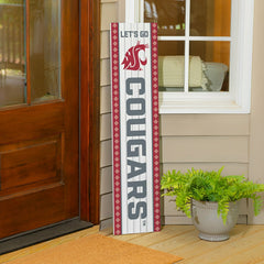 47" Double Sided Leaner, Washington State University, Christmas - Collegiate Home
