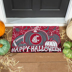 Washington State University Halloween PVC Mat, 28"x16" - Collegiate