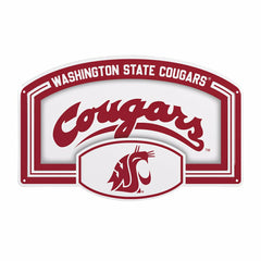 Washington State University USA Embossed Steel Wall Sign, 11" x 17" - Collegiate Home
