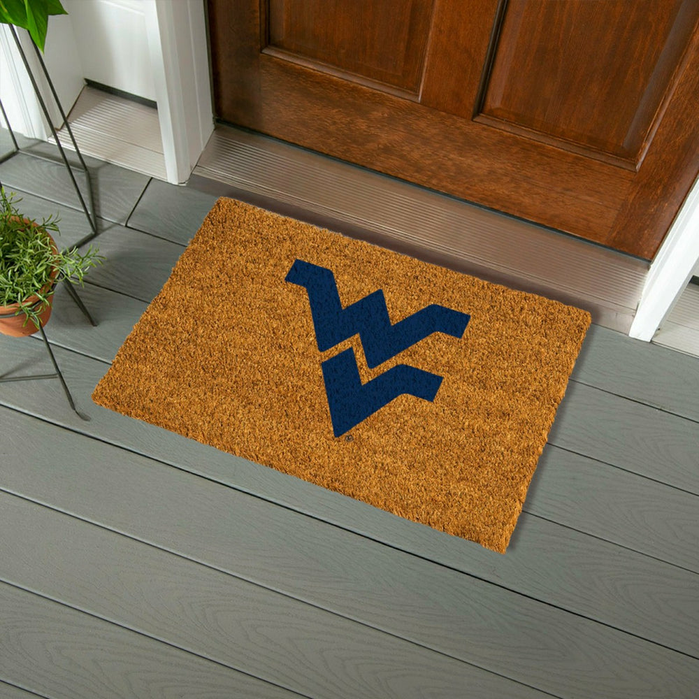 Coir Mat, 16"x28", West Virginia University - Collegiate