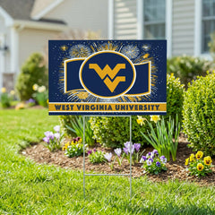West Virginia University Yard Sign, Patriotic - Collegiate Home