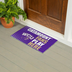 Western Carolina University Fan Mat, 28"x16" - Collegiate