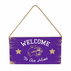 Western Carolina University Wood Wall Sign, 6x11 - Collegiate Home