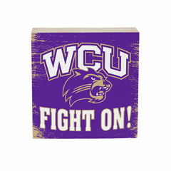 Western Carolina University Plock, Down Home Fans, 6x6 - Collegiate Home