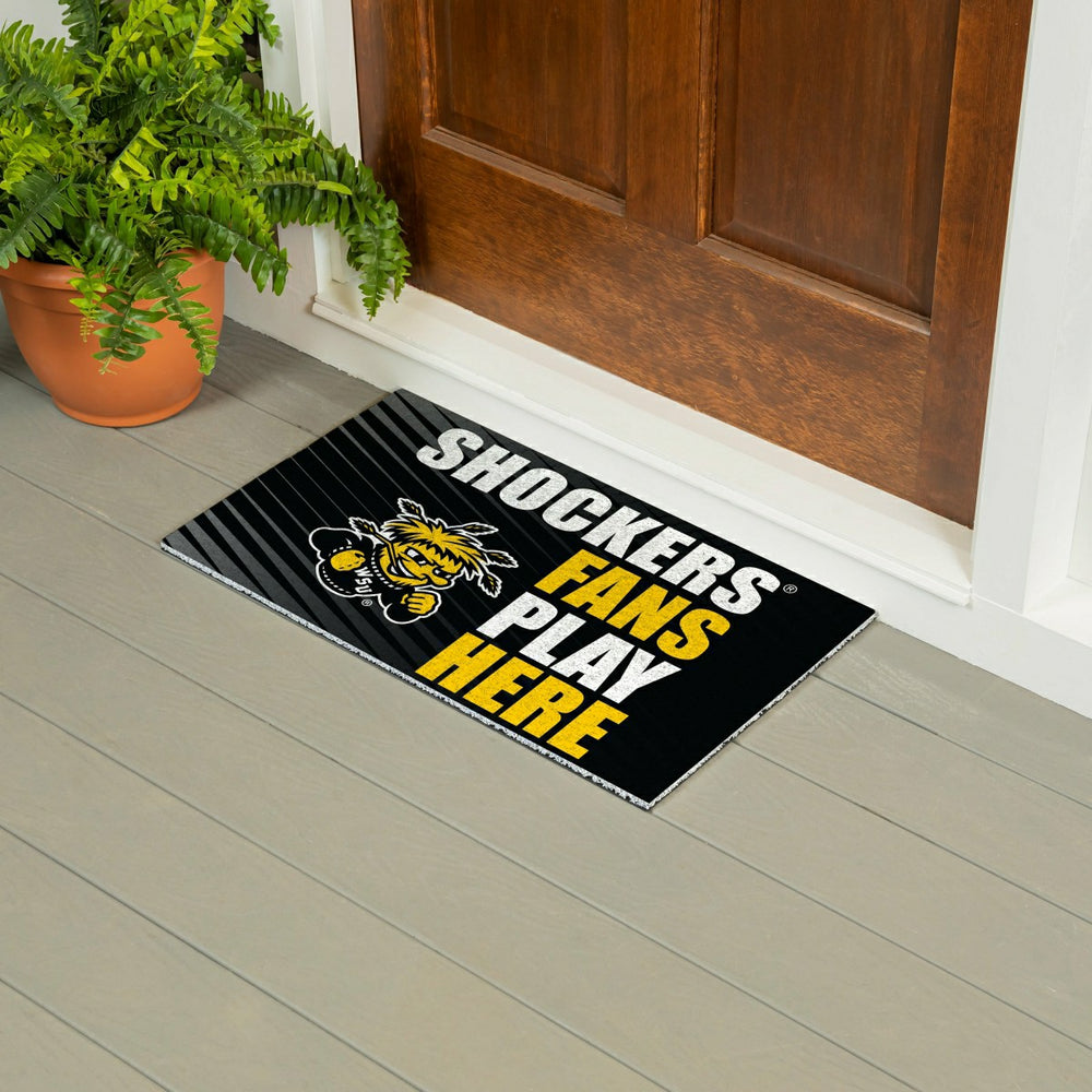 Wichita State University Fan Mat, 28"x16" - Collegiate
