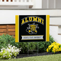 Wichita State University Coroplast Yard Sign Alumni - Collegiate Home